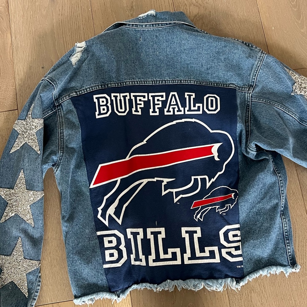 Buffalo Bills Denim Jean Jacket